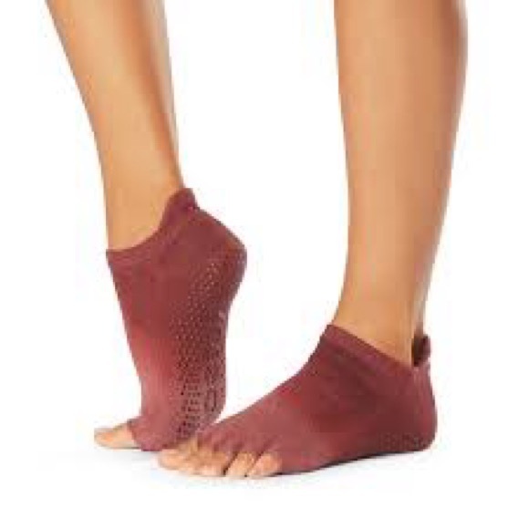 ToeSox Half Toe Low Rise Grip Socks Mesa Ombré Size Small NWT - Picture 1 of 11